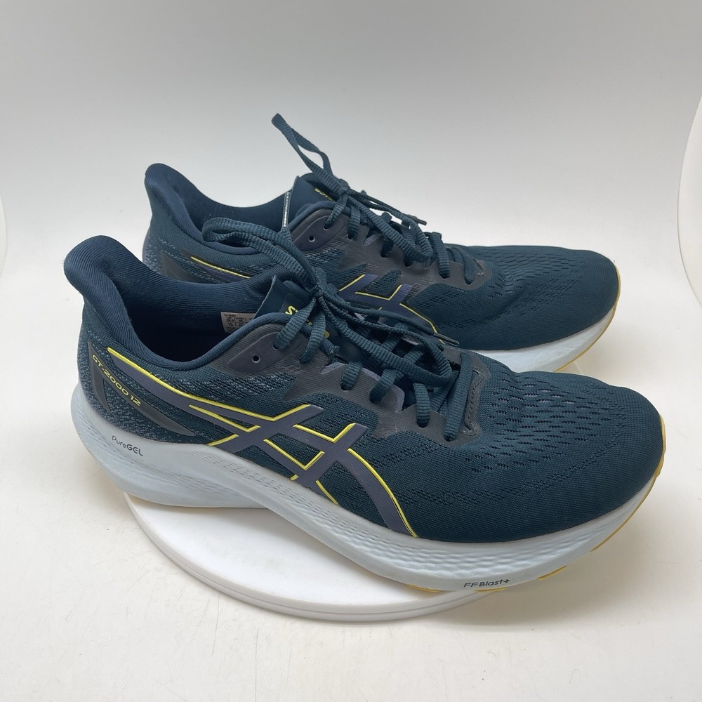 Asics Sneakers Mens 11 GT 2000 12 1011B691 Blue Running Athletic Gym Shoes